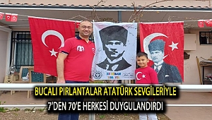 Bucalı pırlantalar Atatürk sevgileriyle 7’den 70’e herkesi duygulandırdı