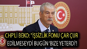 CHP'li Beko: