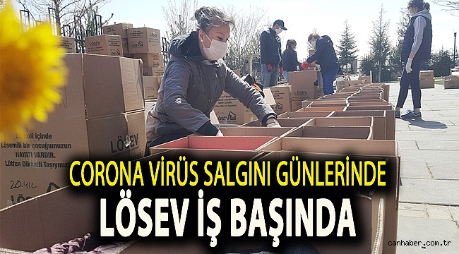 CORONA VİRÜS SALGINI GÜNLERİNDE LÖSEV İŞ BAŞINDA
