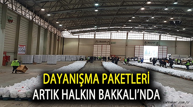 Dayanışma paketleri artık Halkın Bakkalı’nda