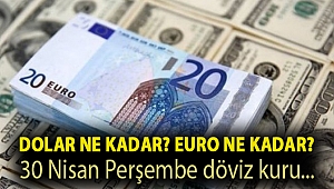 Dolar ne kadar? Euro ne kadar? 30 Nisan Perşembe döviz kuru...