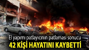 El yapımı patlayıcının patlaması sonucu 42 kişi hayatını kaybetti