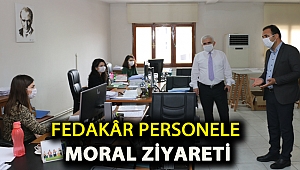 Fedakâr personele moral ziyareti
