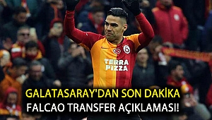 Galatasaray'dan son dakika Falcao transfer açıklaması!