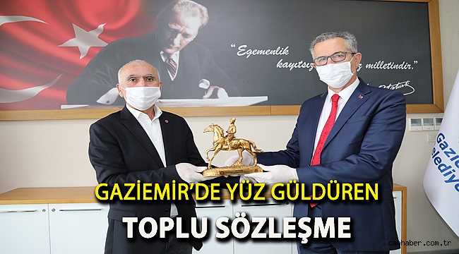 Gaziemir’de yüz güldüren toplu sözleşme