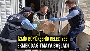 İzmir Büyükşehir Belediyesi ekmek dağıtmaya başladı