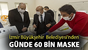 İzmir Büyükşehir Belediyesi’nden günde 60 bin maske
