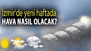 İzmir'de yeni haftada hava nasıl olacak?