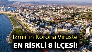 İzmir'in korona virüste en riskli 8 ilçesi!