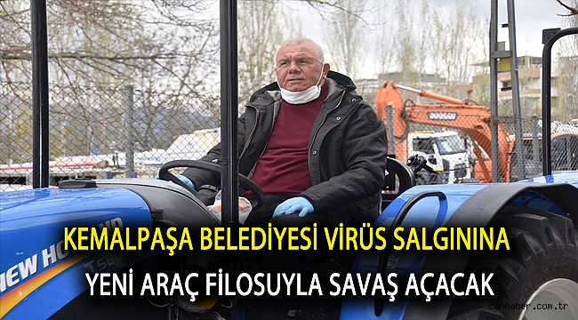 Kemalpaşa Belediyesi virüs salgınına yeni araç filosuyla savaş açacak