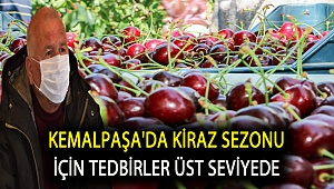 Kemalpaşa'da kiraz sezonu için tedbirler üst seviyede