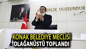 Konak Belediye Meclisi olağanüstü toplandı
