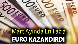 Mart ayında en fazla euro kazandırdı