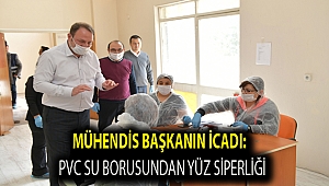Mühendis Başkanın İcadı: PVC SU BORUSUNDAN YÜZ SİPERLİĞİ