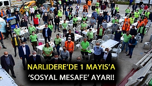 Narlıdere’de 1 Mayıs’a ‘sosyal mesafe’ ayarı!