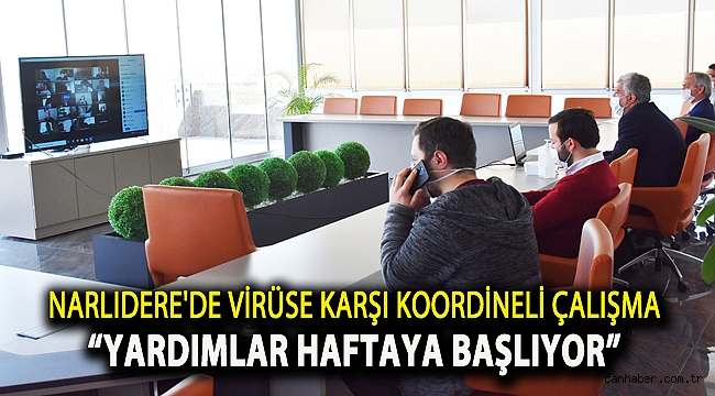 Narlıdere'de virüse karşı koordineli çalışma