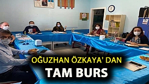 Oğuzhan Özkaya' dan tam burs