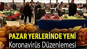 Pazar yerlerinde yeni koronavirüs düzenlemesi