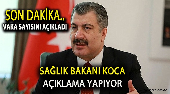 Sağlık Bakanı Fahrettin Koca Açıklama Yapıyor