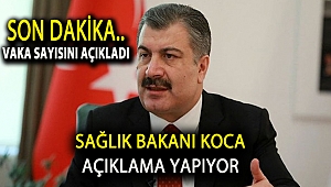 Sağlık Bakanı Fahrettin Koca Açıklama Yapıyor