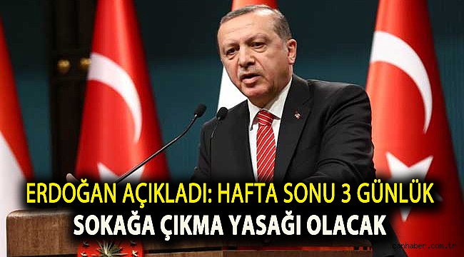 Son dakika… 1-2-3 Mayıs'ta sokağa çıkma yasağı uygulanacak!