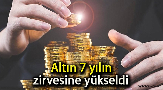 Altın 7 yılın zirvesine yükseldi