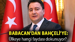 Babacan'dan Bahçeli'ye: Ülkeye hangi faydası dokunuyor?