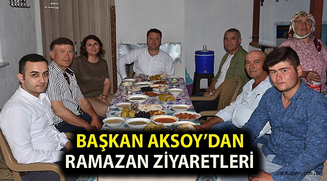 Başkan Aksoy’dan Ramazan ziyaretleri