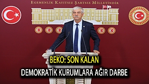 Beko: Son kalan demokratik kurumlara ağır darbe