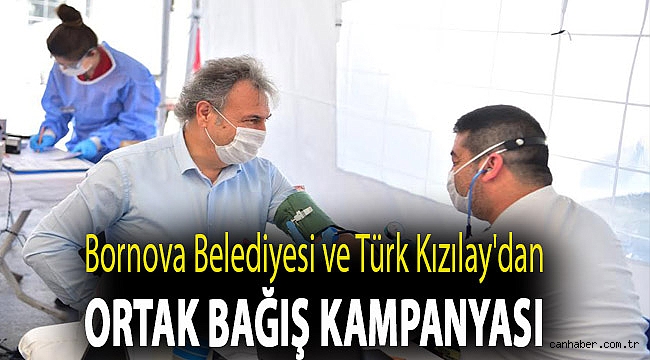 Bornova Belediyesi ve Türk Kızılay'dan ortak bağış kampanyası