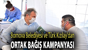 Bornova Belediyesi ve Türk Kızılay'dan ortak bağış kampanyası