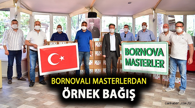 Bornovalı masterlerdan örnek bağış