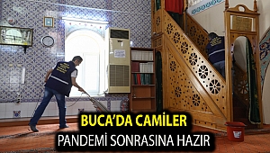 Buca’da camiler pandemi sonrasına hazır