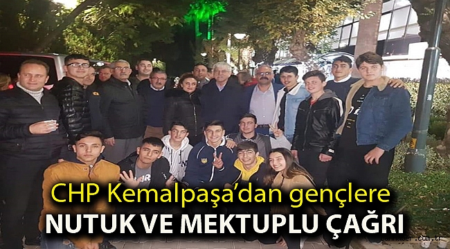 CHP Kemalpaşa’dan gençlere Nutuk ve mektuplu çağrı