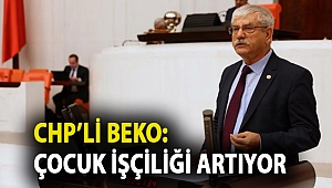 CHP'Lİ BEKO: ÇOCUK İŞÇİLİĞİ ARTIYOR