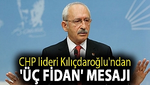 CHP lideri Kılıçdaroğlu'ndan 'üç fidan' mesajı