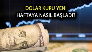 Dolar kuru yeni haftaya nasıl başladı?
