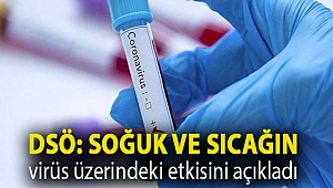 DSÖ: Soğuk ve sıcağın virüs üzerindeki etkisini açıkladı