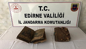 Edirne'de 500 yıllık olduğu değerlendirilen 2 el yazması İncil ele geçirildi