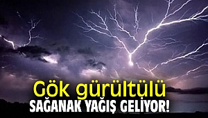 Gök gürültülü sağanak yağış geliyor!