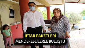 İftar Paketleri Mendereslilerle Buluştu