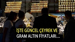 İşte güncel çeyrek ve gram altın fiyatları…