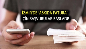 İzmir'de 'askıda fatura' için başvurular başladı!