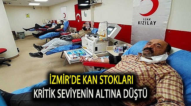 İzmir’de kan stokları kritik seviyenin altına düştü