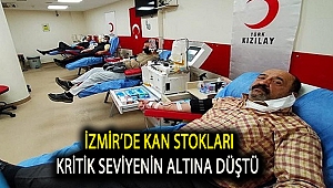 İzmir’de kan stokları kritik seviyenin altına düştü