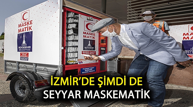 İzmir’de şimdi de seyyar maskematik