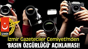 İzmir Gazeteciler Cemiyeti'nden 'Dünya Basın Özgürlüğü Günü' açıklaması!