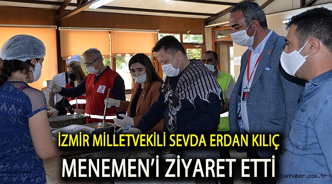 İzmir Milletvekili Sevda Erdan Kılıç Menemen’i ziyaret etti