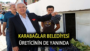 Karabağlar Belediyesi üreticinin de yanında