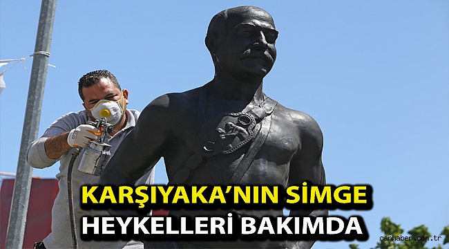 Karşıyaka’nın simge heykelleri bakımda